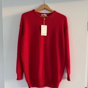 MaxMara Vibrant Red Crewneck Sweater